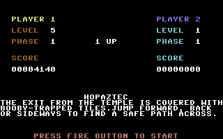 Aztec screenshot 4 for Commodore 64